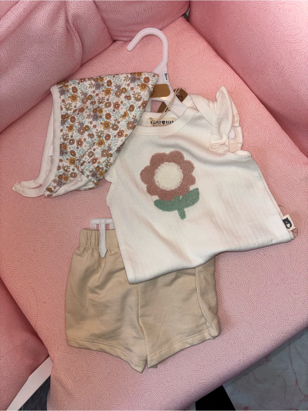 Kids Neutral & Floral Mask Set — Beige, Cream, Brown